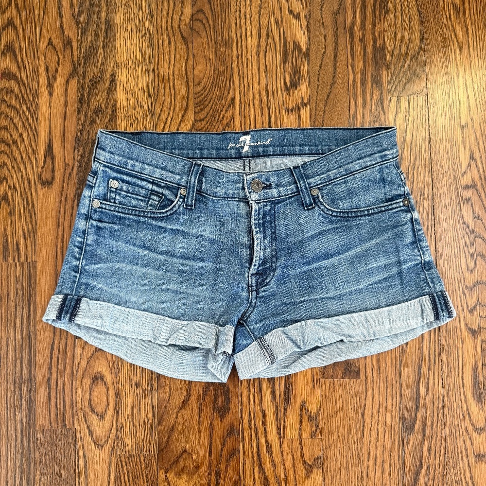 7 For All Mankind Jean Shorts